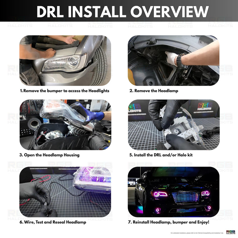 Load image into Gallery viewer, Chrysler 300 Multicolor Flow Series DRL Boards (2011-2023)
