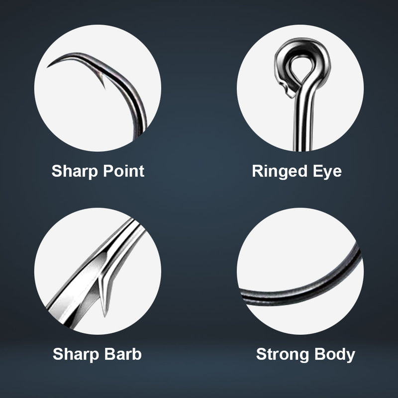 Load image into Gallery viewer, Reaction Tackle Premium Circle Hooks-25 Pack
