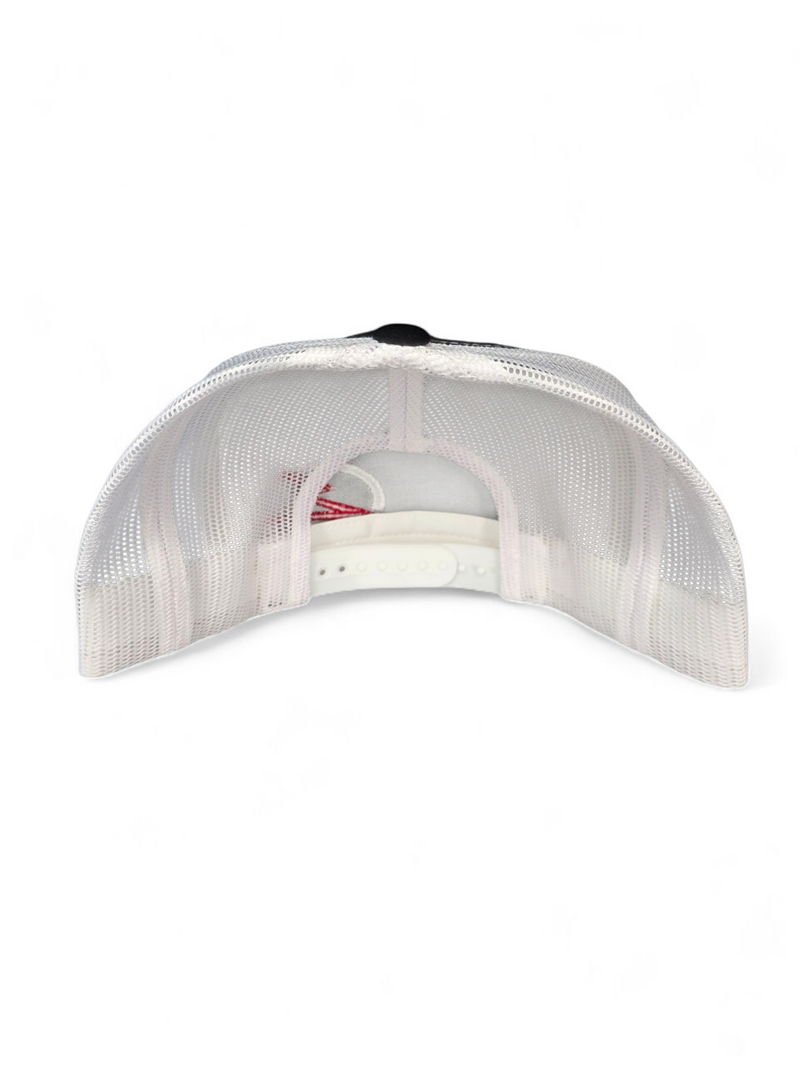 Load image into Gallery viewer, Classics 2-Tone Trucker Hat Black/White, White/Red Elektric Logo
