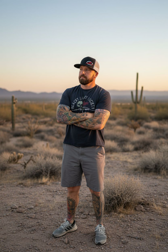 Classics 2-Tone Trucker Hat Black/White, White/Red Elektric Logo