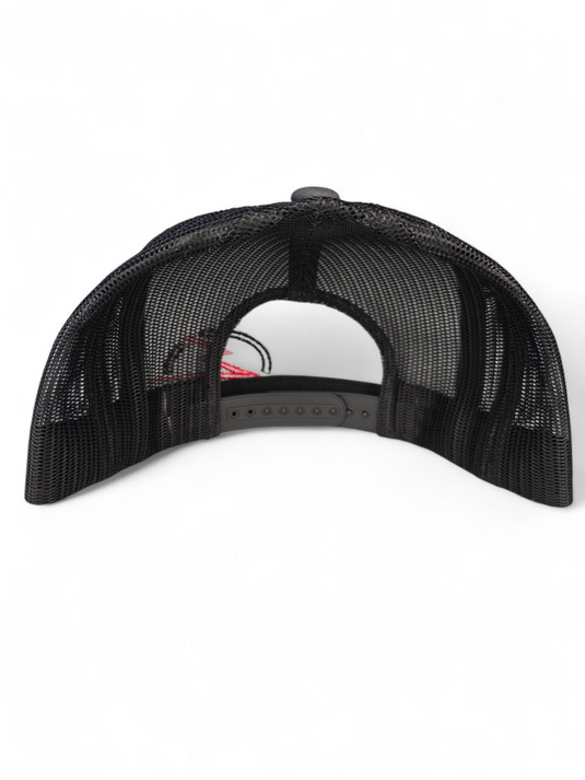 Classics 2-Tone Trucker Hat Charcoal/Black, Black/Red Elektric Logo