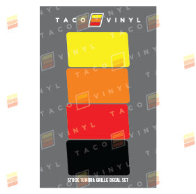 Load image into Gallery viewer, Stock Tundra Grille Decals
