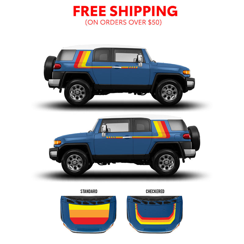 Load image into Gallery viewer, 2007-14 FJ Cruiser Checkered Stripe Kit
