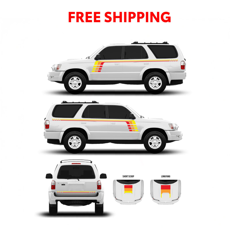 Load image into Gallery viewer, 1996-2002 &amp; 2003-2009 4Runner Checkered Stripe Kit
