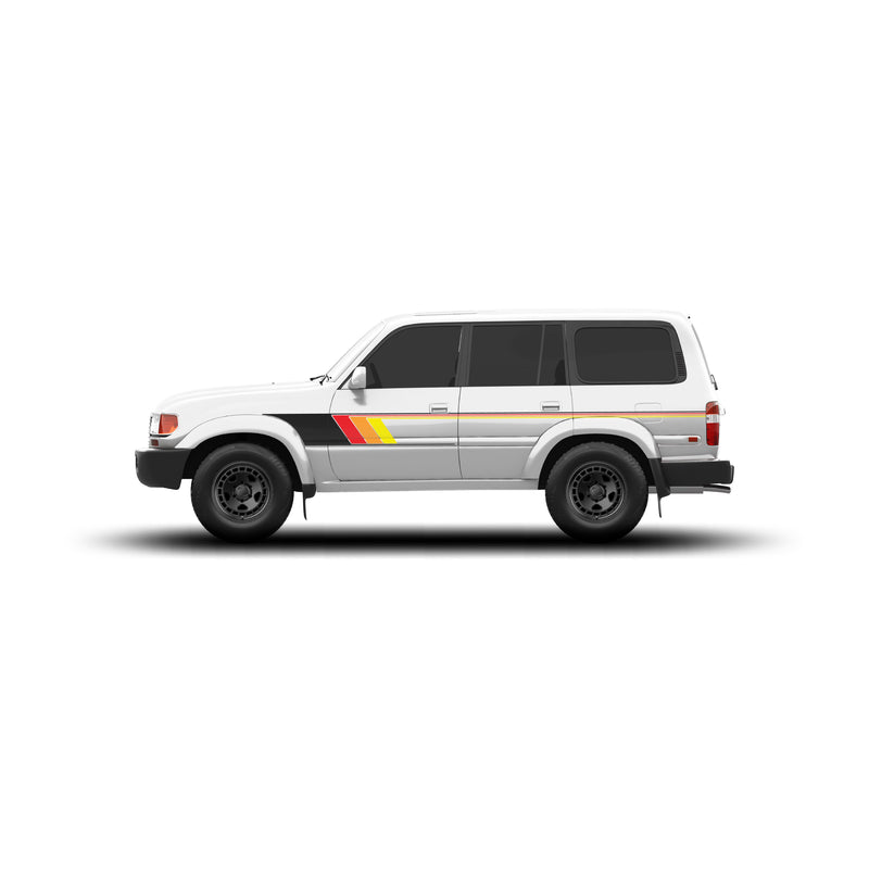 Load image into Gallery viewer, 80 Series Land Cruiser Retro Stripes
