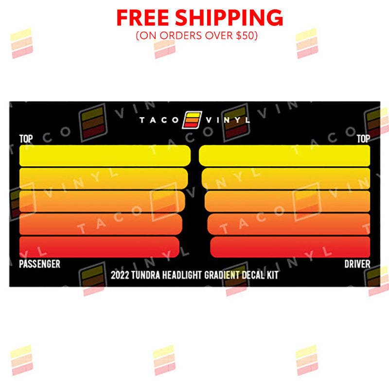 Load image into Gallery viewer, 2022+ Tundra Grille Rib Decal

