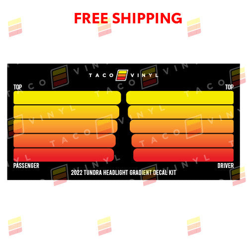 Load image into Gallery viewer, 2022+ Tundra Grille Rib Decal
