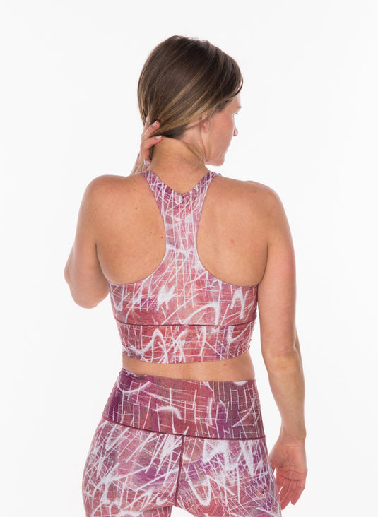 Clay Impress Longline Sports Bra