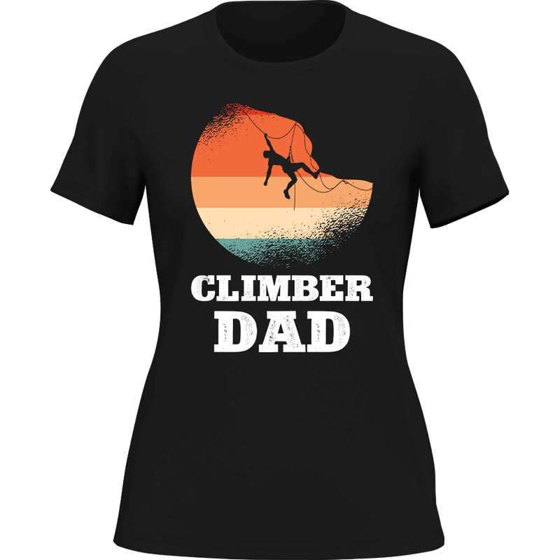 Load image into Gallery viewer, Climber Dad T-Shirt for Women
