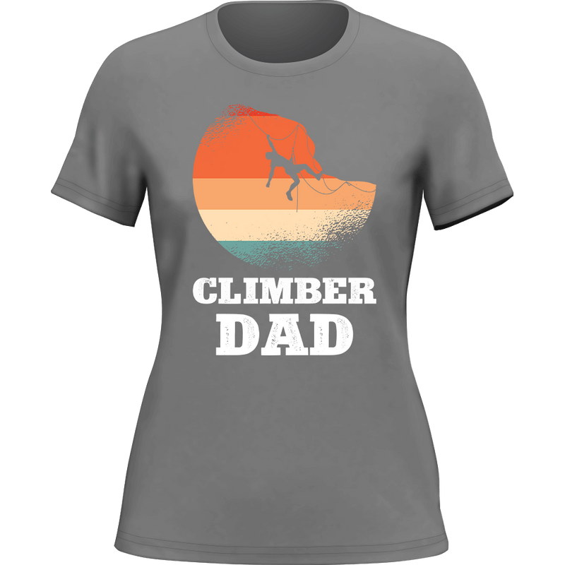 Load image into Gallery viewer, Climber Dad T-Shirt for Women
