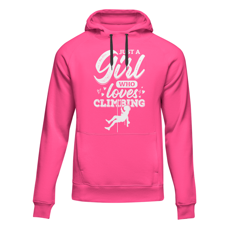 Load image into Gallery viewer, Climbing Just A Girl Who Loves Climbing Unisex Hoodie
