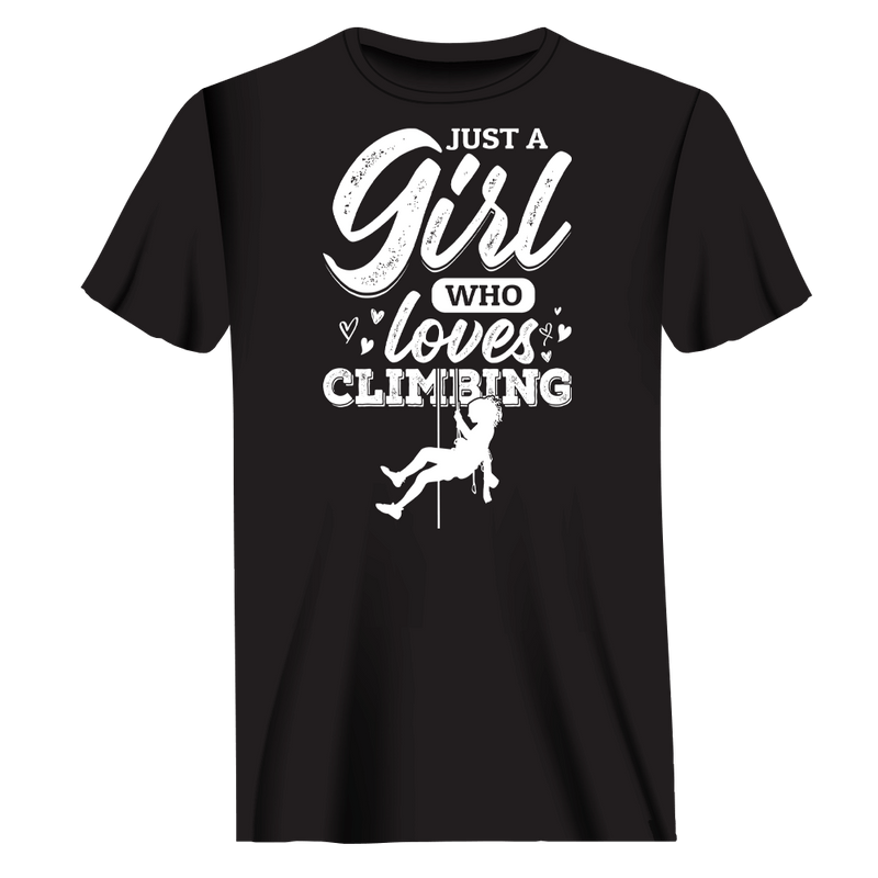 Load image into Gallery viewer, Climbing Just A Girl Who Loves Climbing Man T-Shirt
