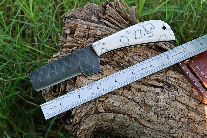 Load image into Gallery viewer, Custom Handmade Cowboy Bull Cutter Knives – 4&quot; J2 Steel Blade
