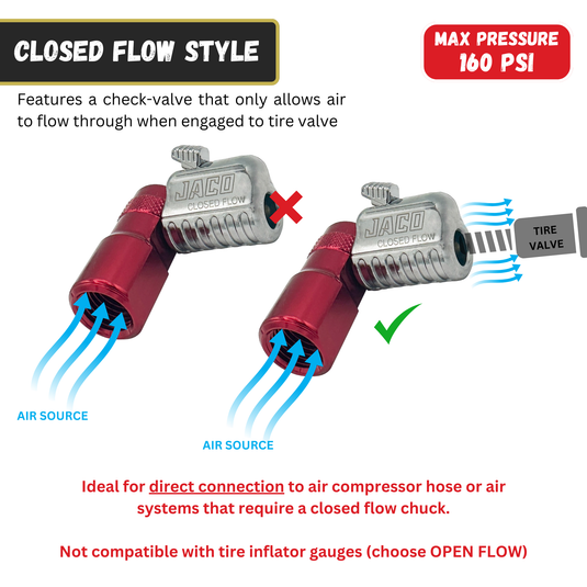 Lightning™ L2-Series Tire Air Chuck - 1/4" F-NPT
