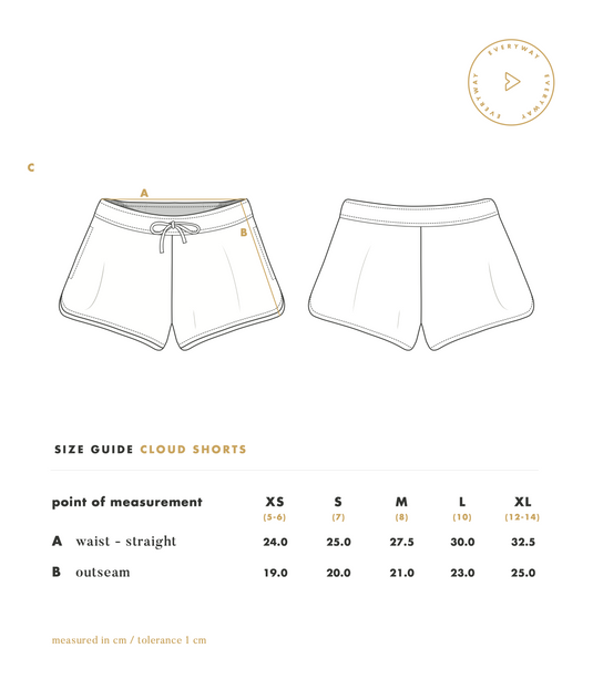 Cloud Shorts in Plum