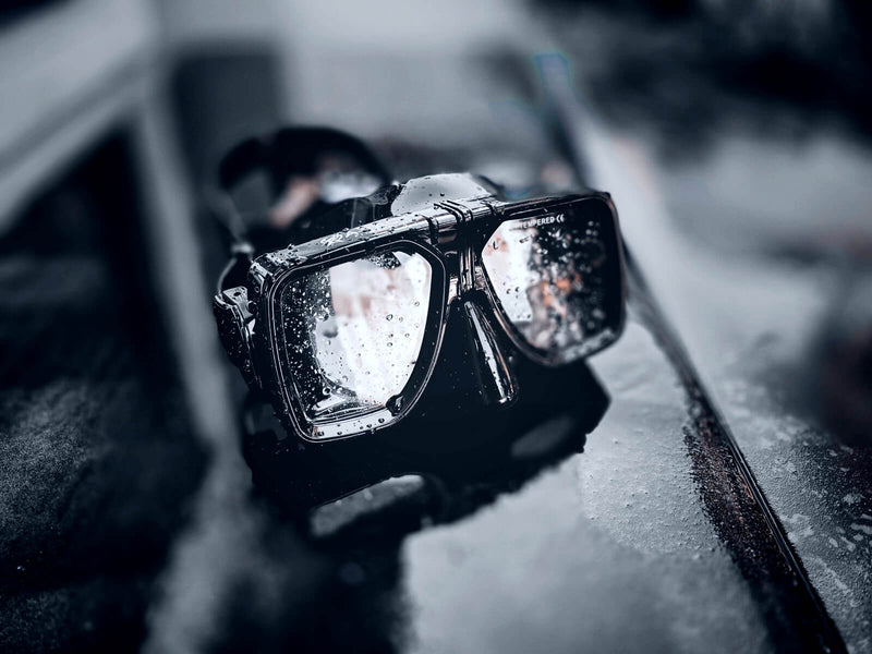 Load image into Gallery viewer, ATACLETE USCG Rescue Swimmer (AST) Twin Lens Dive Mask
