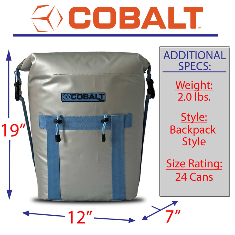 Load image into Gallery viewer, Cobalt Soft Sided Cooler Backpack
