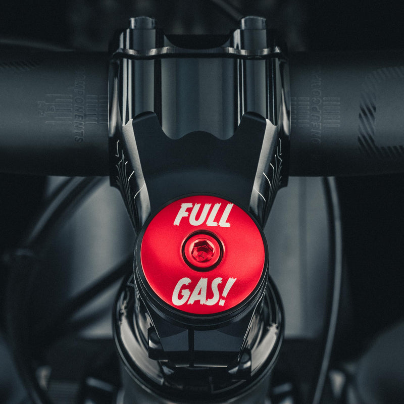 Load image into Gallery viewer, Full Gas - Custom Bicycle Headset Cap
