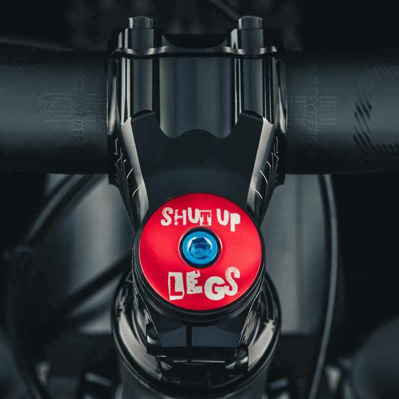 Load image into Gallery viewer, Shut Up Legs! Custom Bicycle Headset Cap
