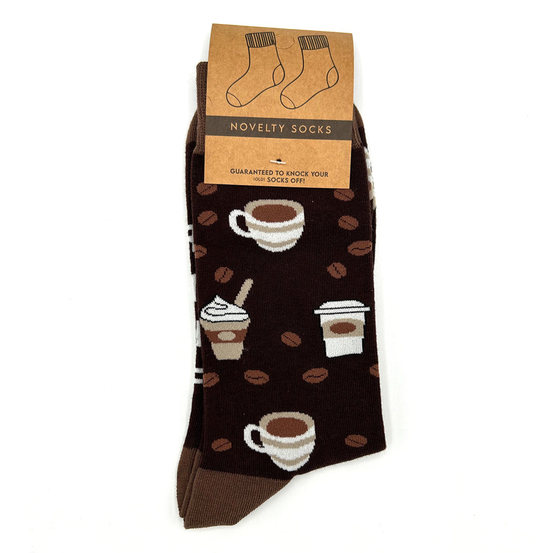 Load image into Gallery viewer, Bring Me A Cup Of Coffee Novelty Socks
