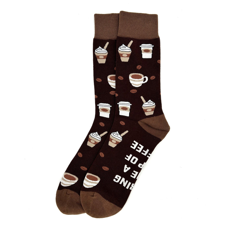 Load image into Gallery viewer, Bring Me A Cup Of Coffee Novelty Socks
