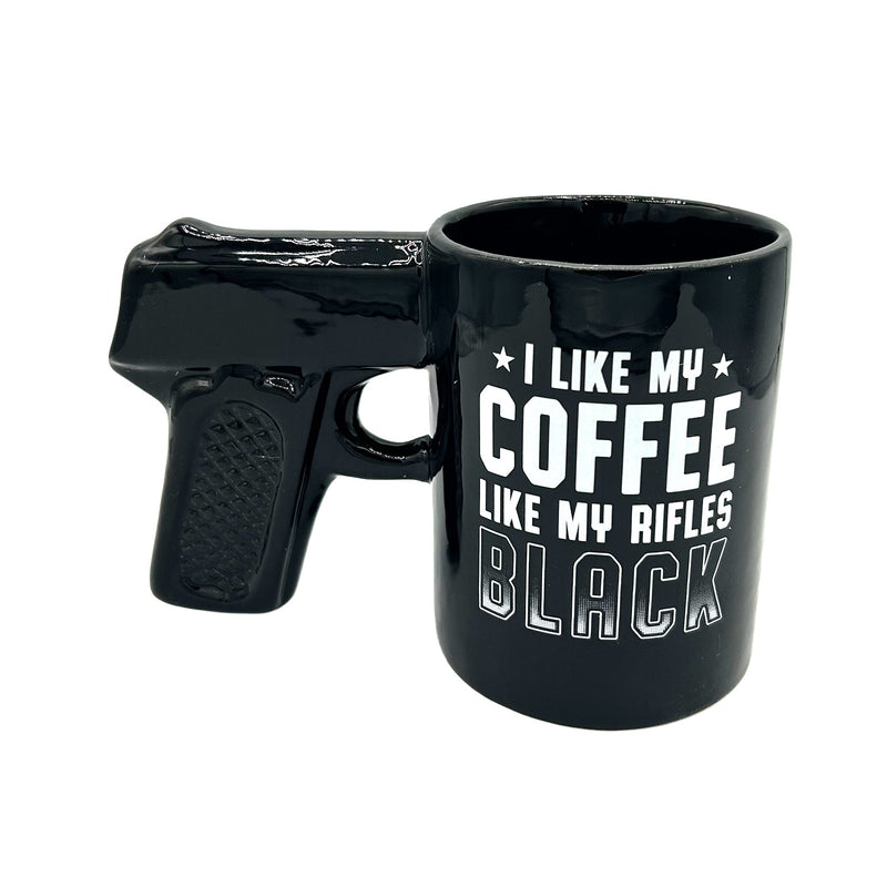 Load image into Gallery viewer, I Like my Coffee Like my Rifles Black Sidearm Sipper
