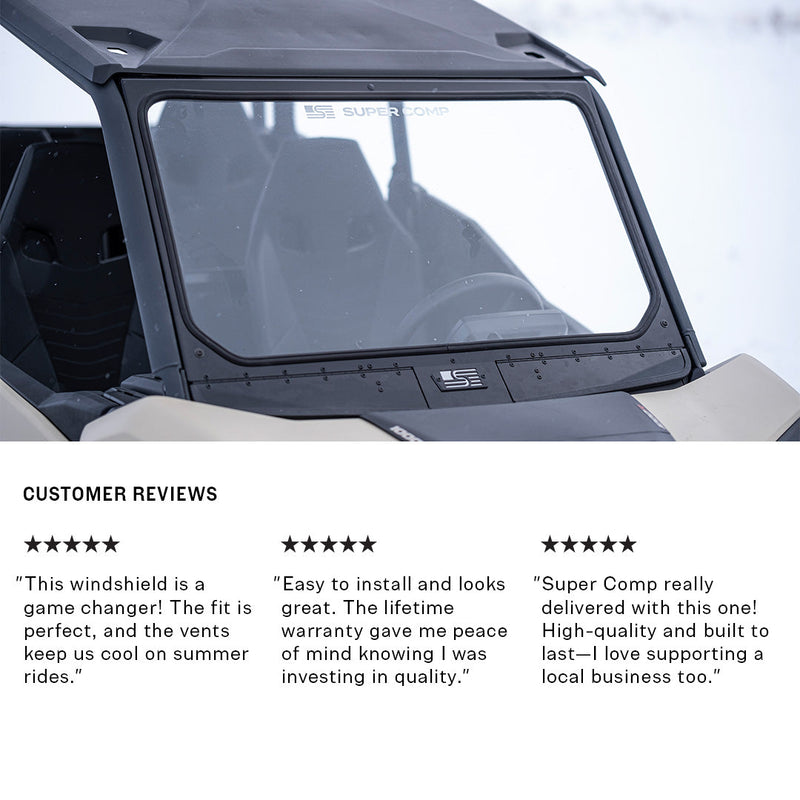 Load image into Gallery viewer, Can-Am Commander Vented Front Windshield
