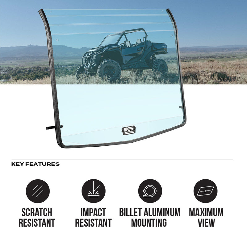 Load image into Gallery viewer, Commander/Maverick Sport/ Maverick Trail Polycarbonate Full Front Windshield
