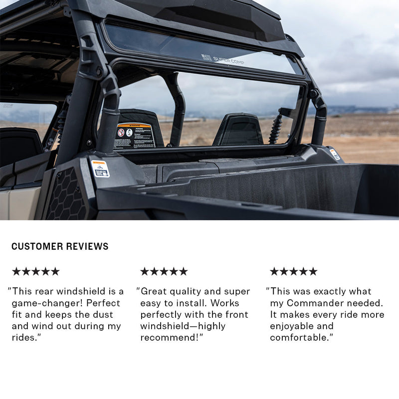 Load image into Gallery viewer, Can-Am Commander Rear Windshield
