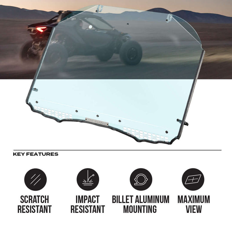 Load image into Gallery viewer, Can-Am Maverick R Polycarbonate Full Front Windshield
