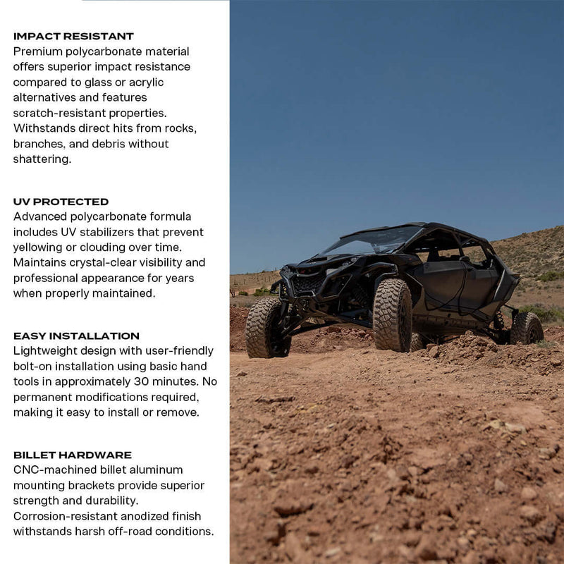 Load image into Gallery viewer, Can-Am Maverick R Polycarbonate Full Front Windshield
