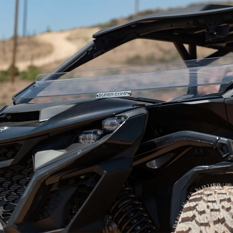 Load image into Gallery viewer, Can-Am Maverick R Polycarbonate Half Front Windshield
