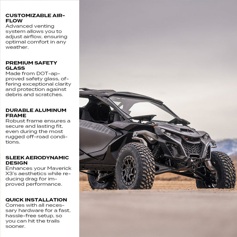 Load image into Gallery viewer, Can-Am Maverick R Front Windshield
