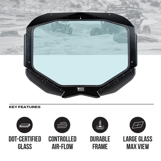 Can-Am Maverick X3 Glass Front Windshield