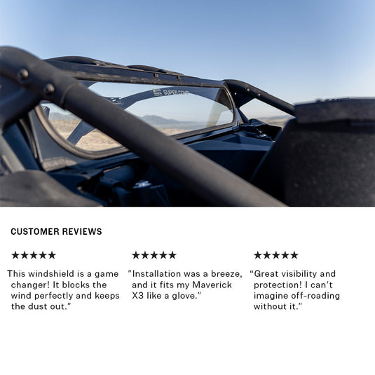 Can-Am Maverick X3 Rear Windshield