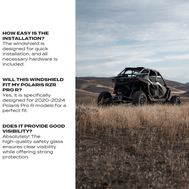 Load image into Gallery viewer, Polaris Pro R Rear Windshield (2022 - 2024)
