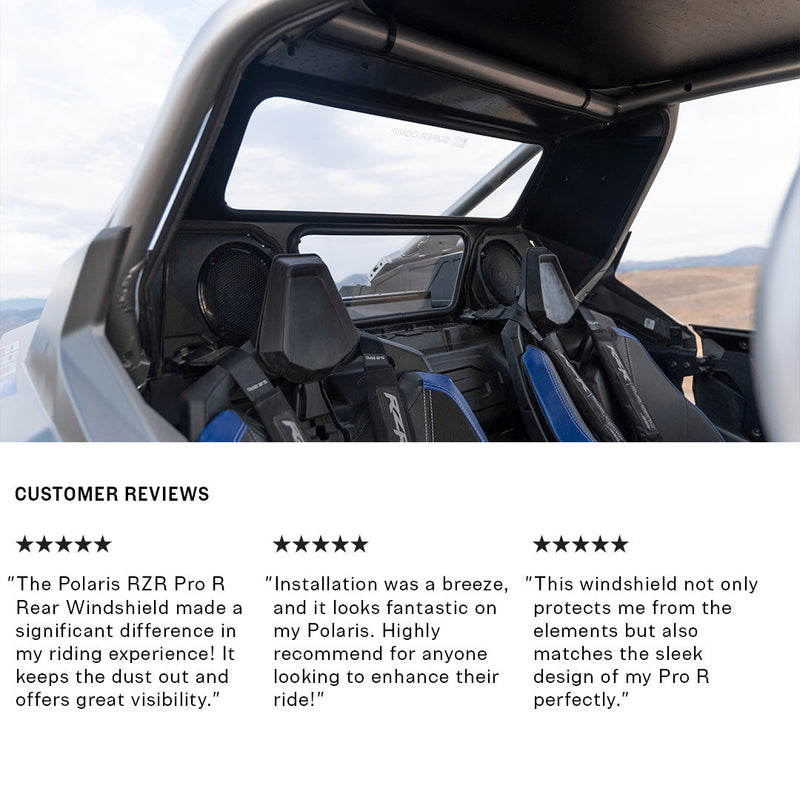 Load image into Gallery viewer, Polaris Pro R Rear Windshield (2025+)
