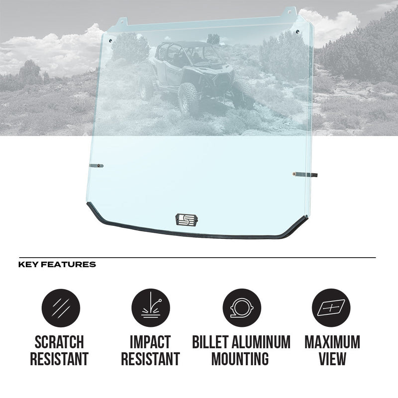 Load image into Gallery viewer, Polaris RZR Pro XP &amp; Pro S Polycarbonate Full Front Windshield
