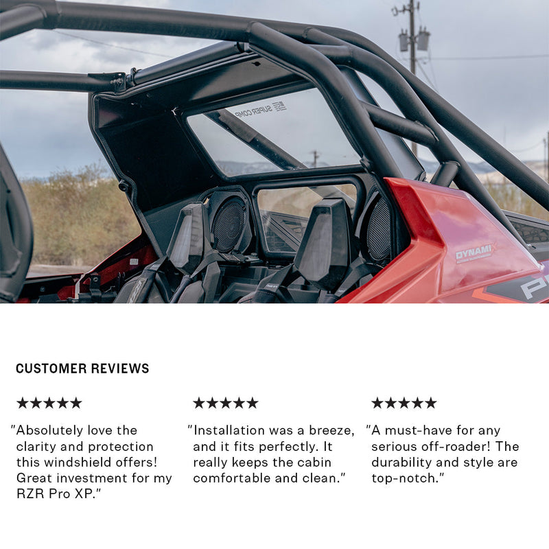 Load image into Gallery viewer, Polaris Pro XP Rear Windshield
