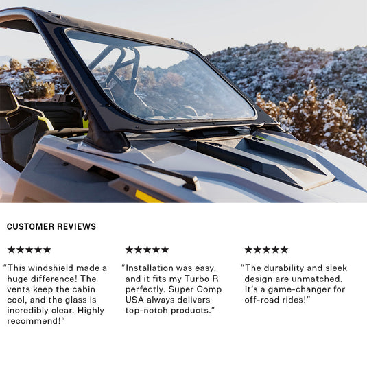 Polaris RZR Pro XP & Turbo R Front Windshield