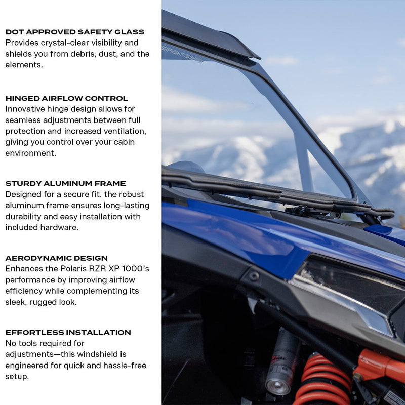 Load image into Gallery viewer, Polaris RZR XP 1000 Front Windshield 2024+
