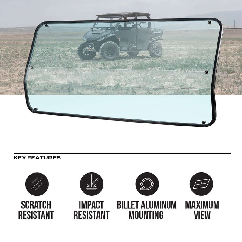 Load image into Gallery viewer, Segway UT10 Polycarbonate Full Rear Windshield
