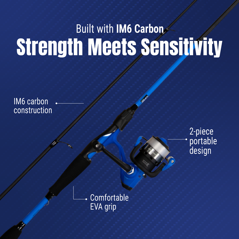 Load image into Gallery viewer, Reaction Tackle Fishing Rod and Baitcasting Reel Combo - Big Bite
