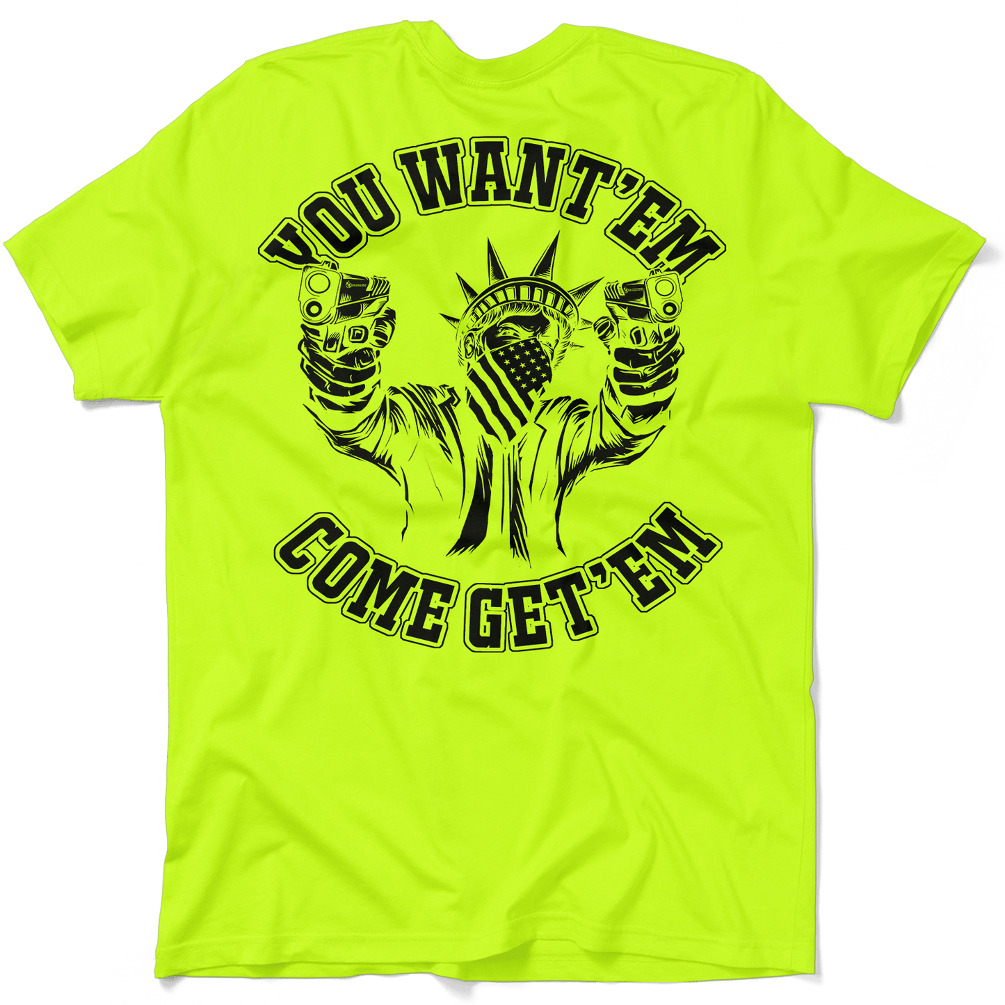 Come Get 'EM - Safety Yellow T-Shirt