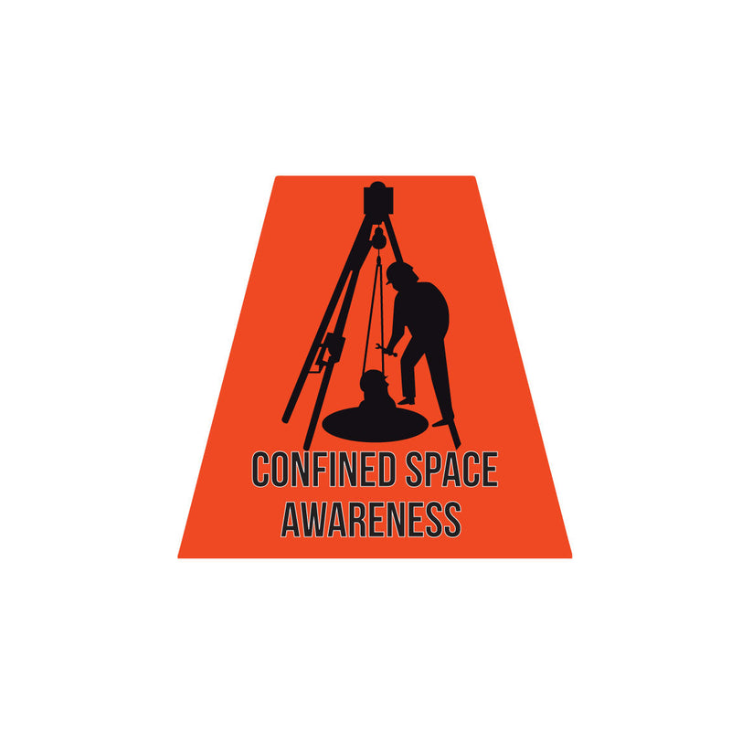 Load image into Gallery viewer, CONFINED SPACE AWARENESS REFLECTIVE HELMET (TET) TETRAHEDRON
