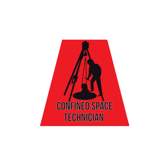 CONFINED SPACE TECHNICIAN REFLECTIVE HELMET (TET) TETRAHEDRON