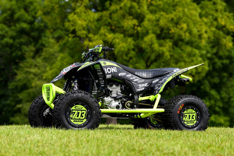 Load image into Gallery viewer, Yamaha YFZ450R/YFZ450X DC-PRO GEN III Nerf Bars W/Built in Heel Guards
