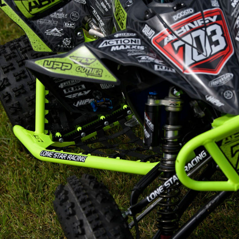 Load image into Gallery viewer, Yamaha YFZ450R/YFZ450X DC-PRO GEN III Nerf Bars W/Built in Heel Guards

