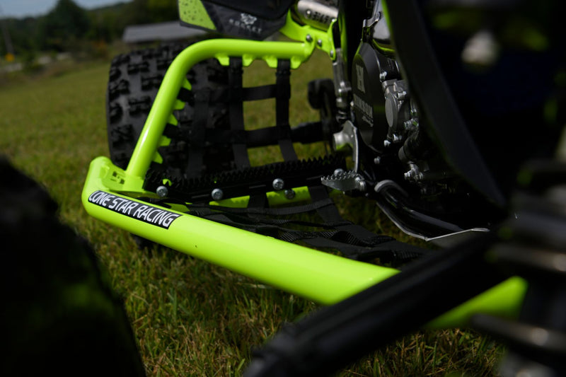 Load image into Gallery viewer, Yamaha YFZ450R/YFZ450X DC-PRO GEN III Nerf Bars W/Built in Heel Guards
