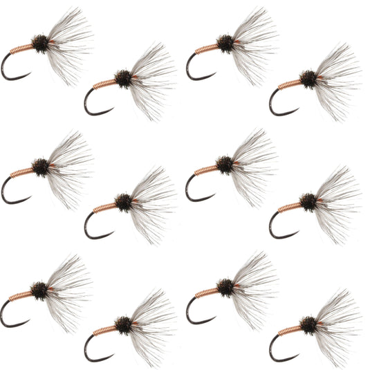 Copper Sakasa Kebari - 12 Tenkara Flies - Size 10